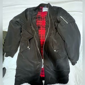 H&M Long Black Winter Jacket